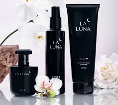 Kit La Luna Ciclo - Creme + Body Splash + Perfume Edição Lata