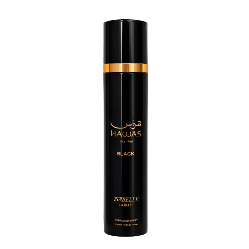 Isabelle La Belle Body Splash Hawas For Him Black 300ml