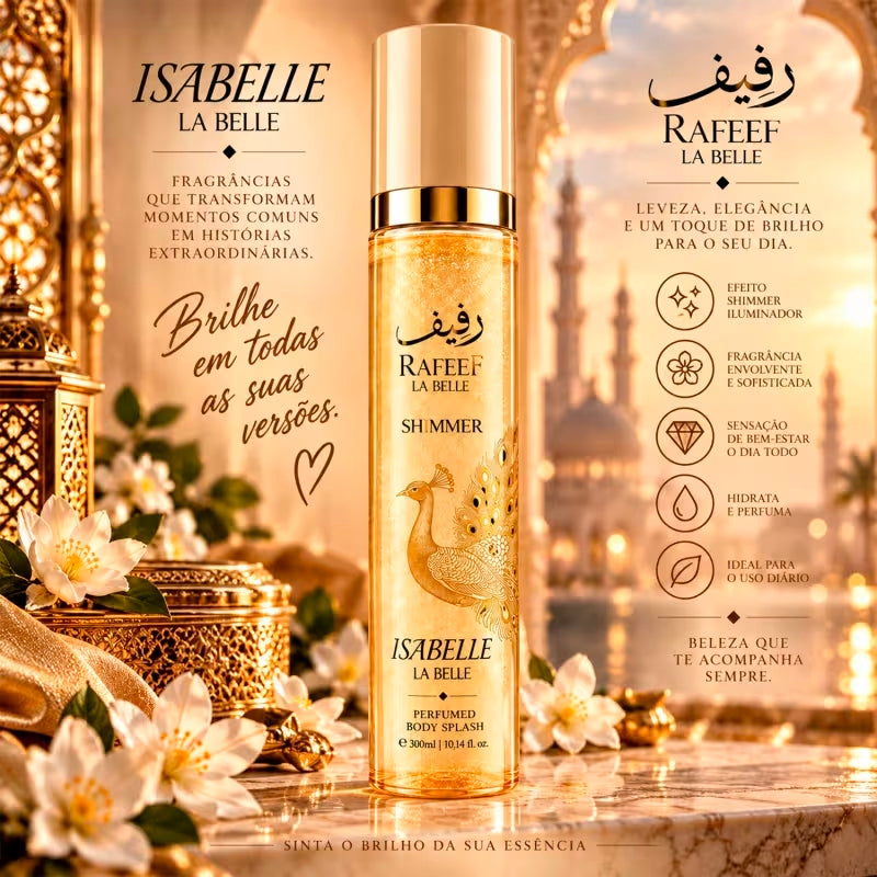 Isabelle La Belle Body Splash Shimmer Rafeef 300ml