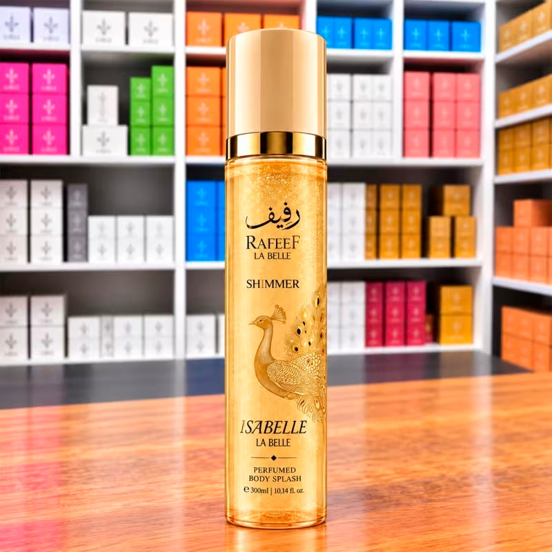 Isabelle La Belle Body Splash Shimmer Rafeef 300ml