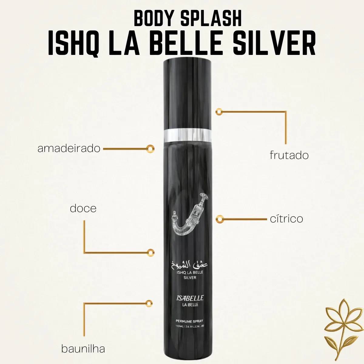 Isabelle La Belle Body Splash Ishq La Belle Silver 300ml