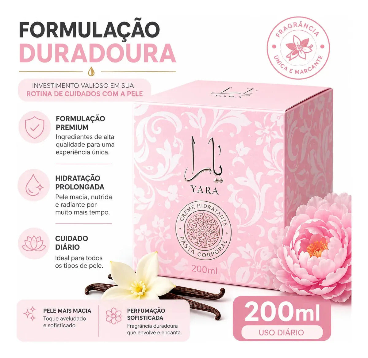 Isabelle La Belle Body Cream Pasta Yara 200ml