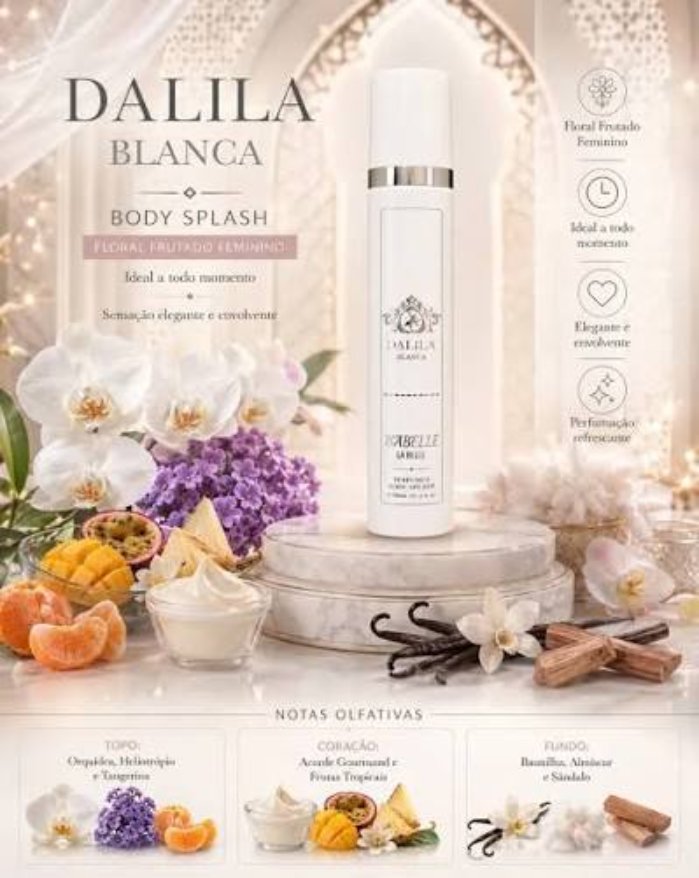 Isabelle La Belle Body Splash Dalila Blanca 300ml