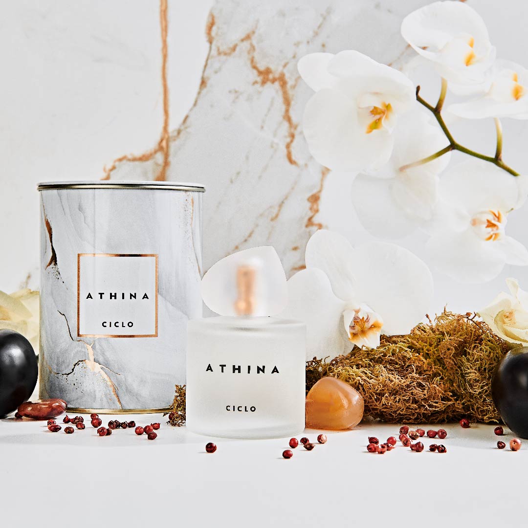 Kit Athina  Ciclo - Creme + Body Splash + Perfume Lata