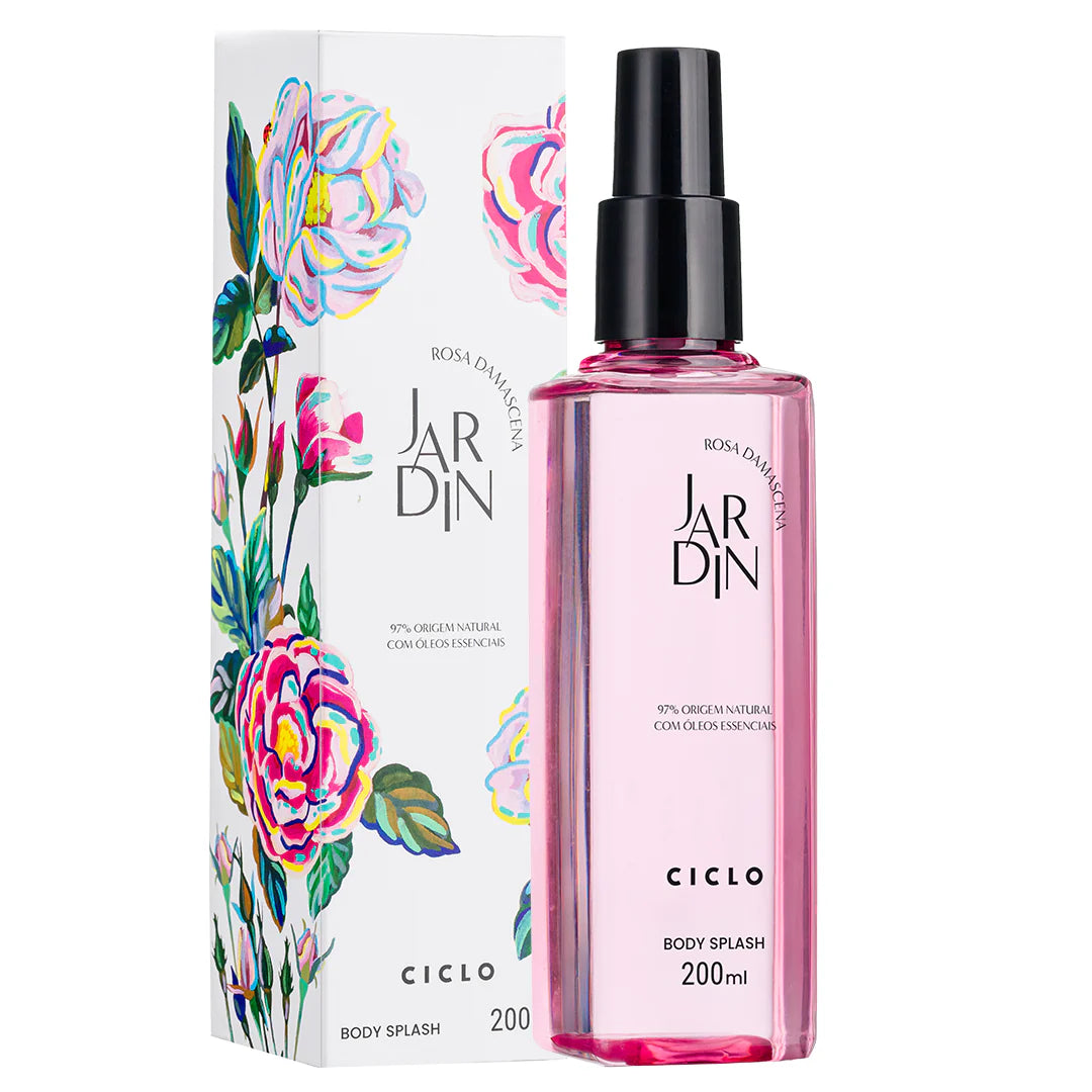 Body Splash Jardin Rosa Damascena 200ml