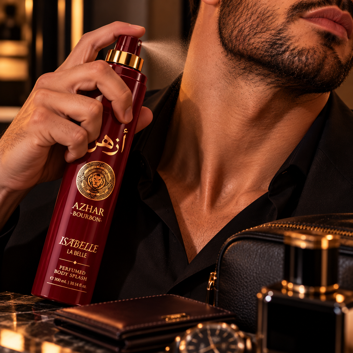 Isabelle La Belle Body Splash Azhar Bourbon 300ml