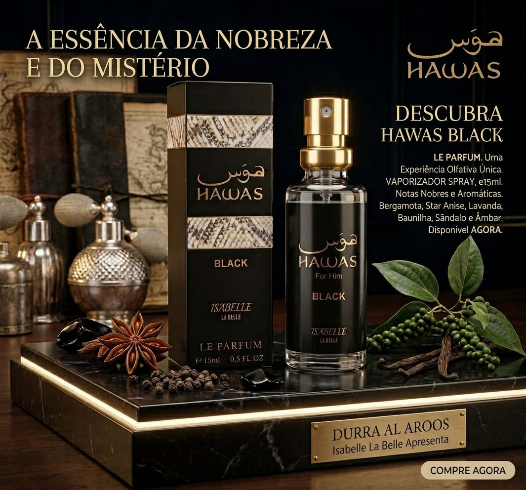 Isabelle La Belle Perfume Hawas Black 15ml