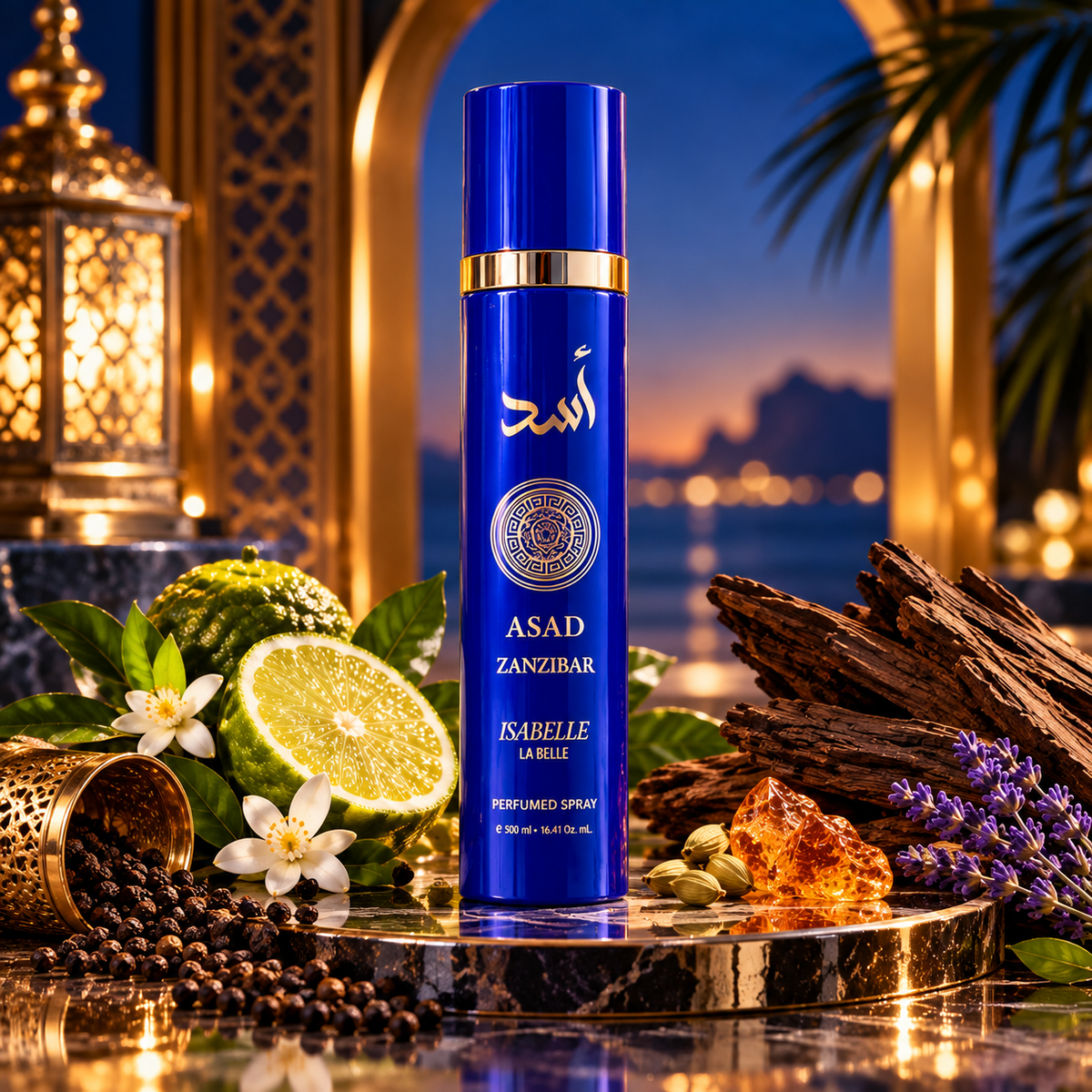 Isabelle La Belle Body Splash Asad Zanzibar 300ml
