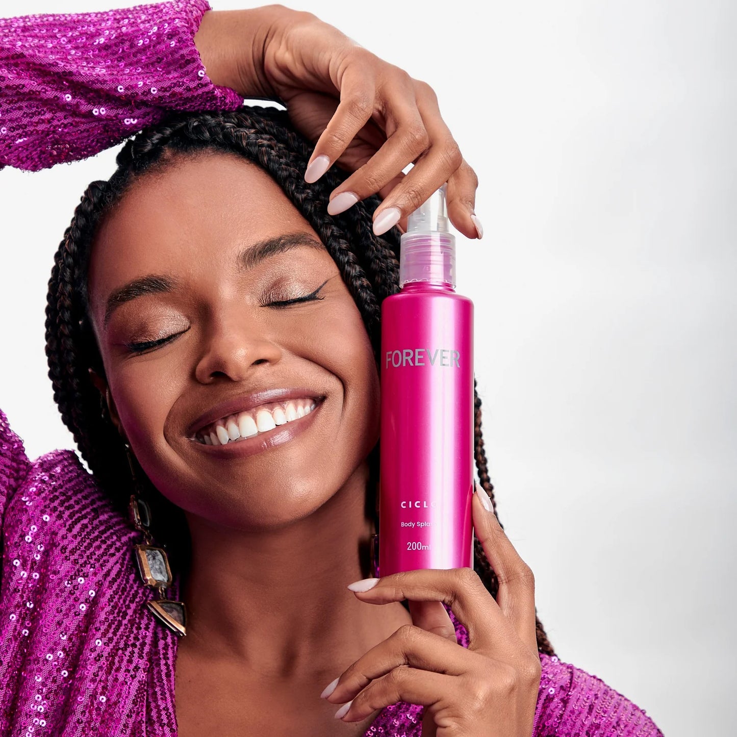 Kit Forever Ciclo - Creme + Body Splash + Perfume Lata