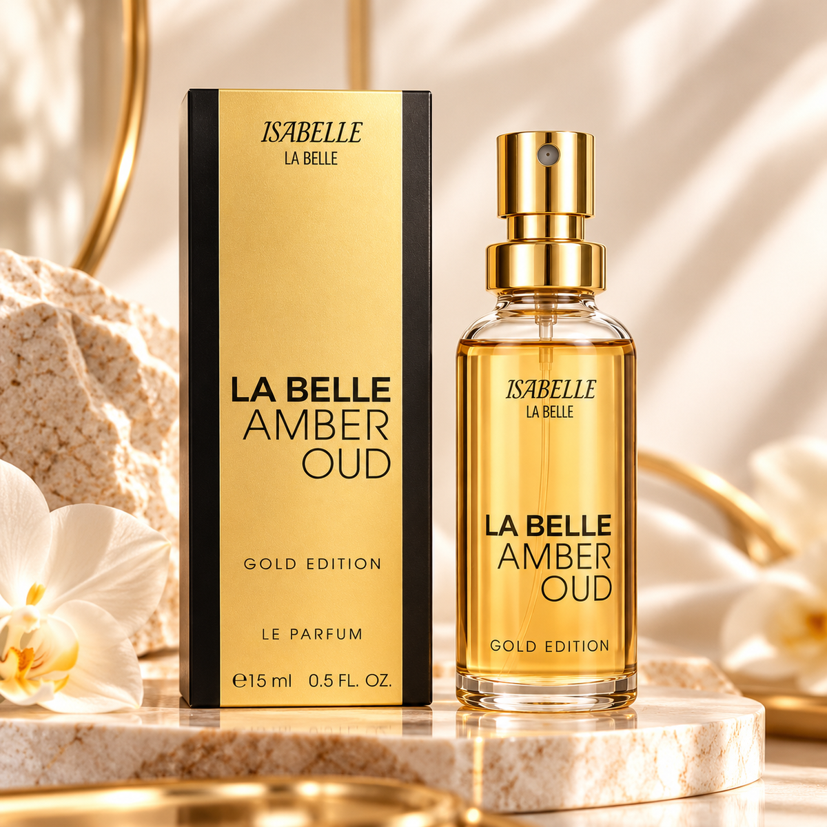 Isabelle La Belle Perfume La Belle Amber Oud Gold Edition 15ml