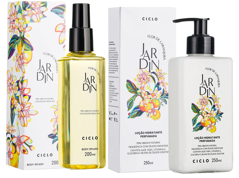 Kit Ciclo Jardin Flor De Laranjeira - Creme + Body Splash