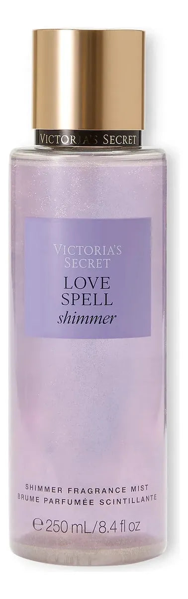 Kit Victoria's Secret Shimmer Love Spell - Body Splash 250 ml  + Hidratante corporal 236 ml