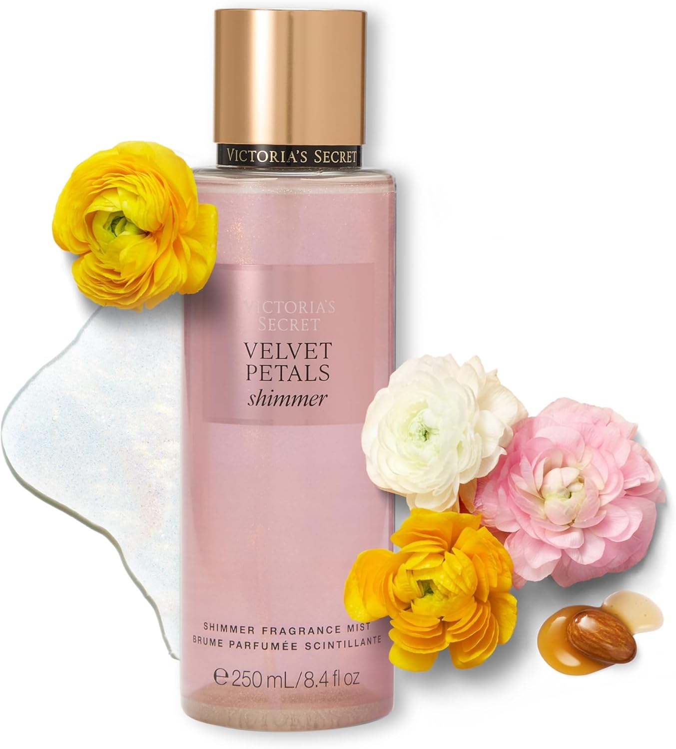 Body Splash Victoria's Secret Shimmer Velvet Petals 250 ml