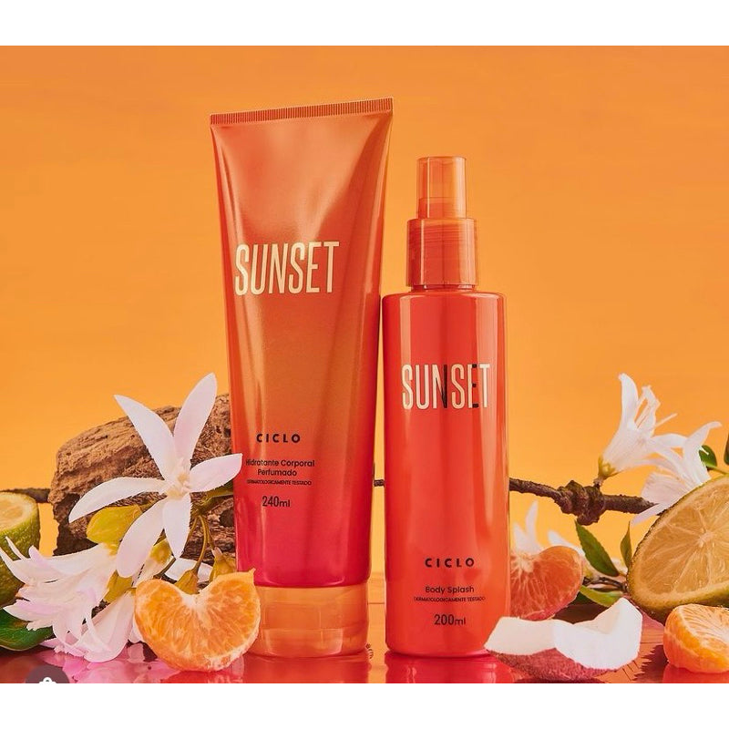 Kit Sunset  Ciclo - Creme + Body Splash