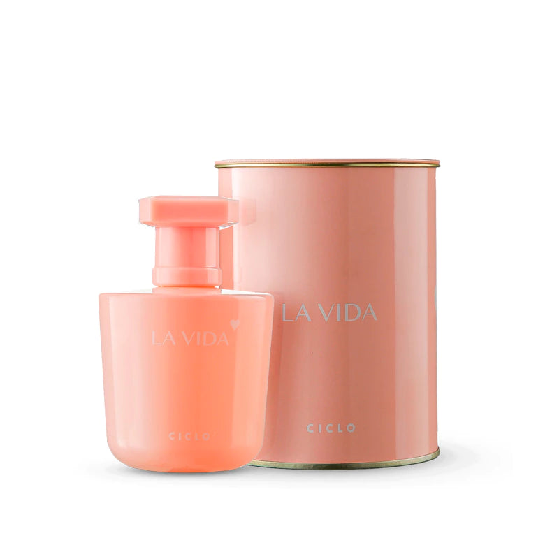 Kit La Vida Ciclo - Creme + Perfume Edição Lata + Body Splash