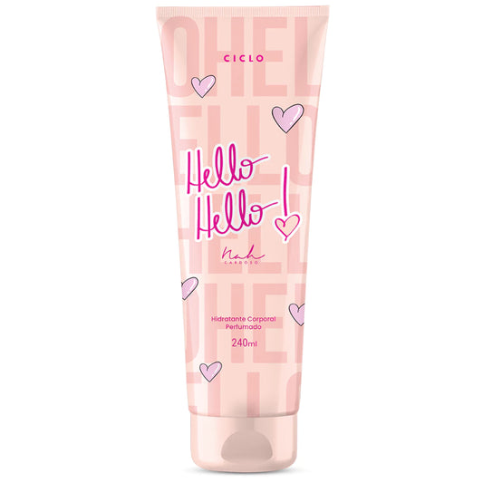 Kit Ciclo Hello Hello - Creme + Perfume Edição lata + Body Splash