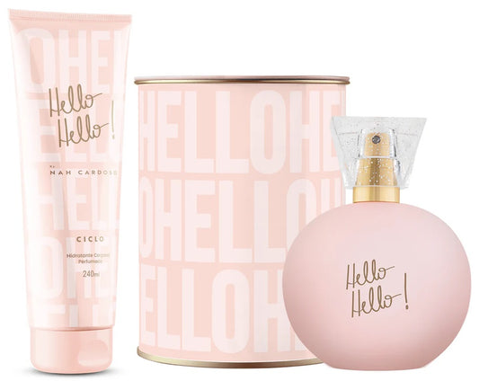 Kit Hello Hello Ciclo - Creme + Perfume Edição Lata