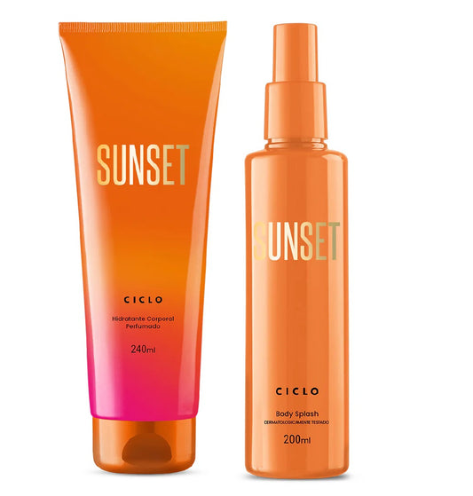 Kit Sunset  Ciclo - Creme + Body Splash