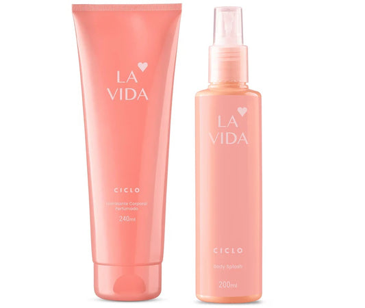 Kit La Vida Ciclo - Creme + Body Splash