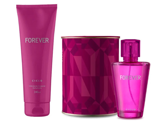 Kit Forever Ciclo - Creme + Perfume Lata