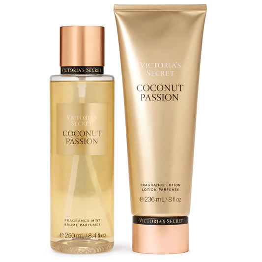 Kit Victoria's Secret Coconut Passion - Body Splash 250ml + Hidratante Corporal 236ml