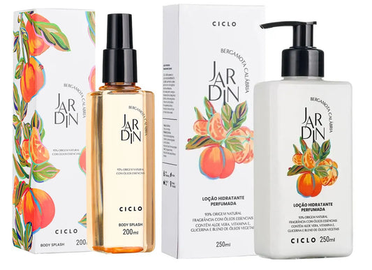 Kit Ciclo Jardin Bergamota Calábria - Creme + Body Splash