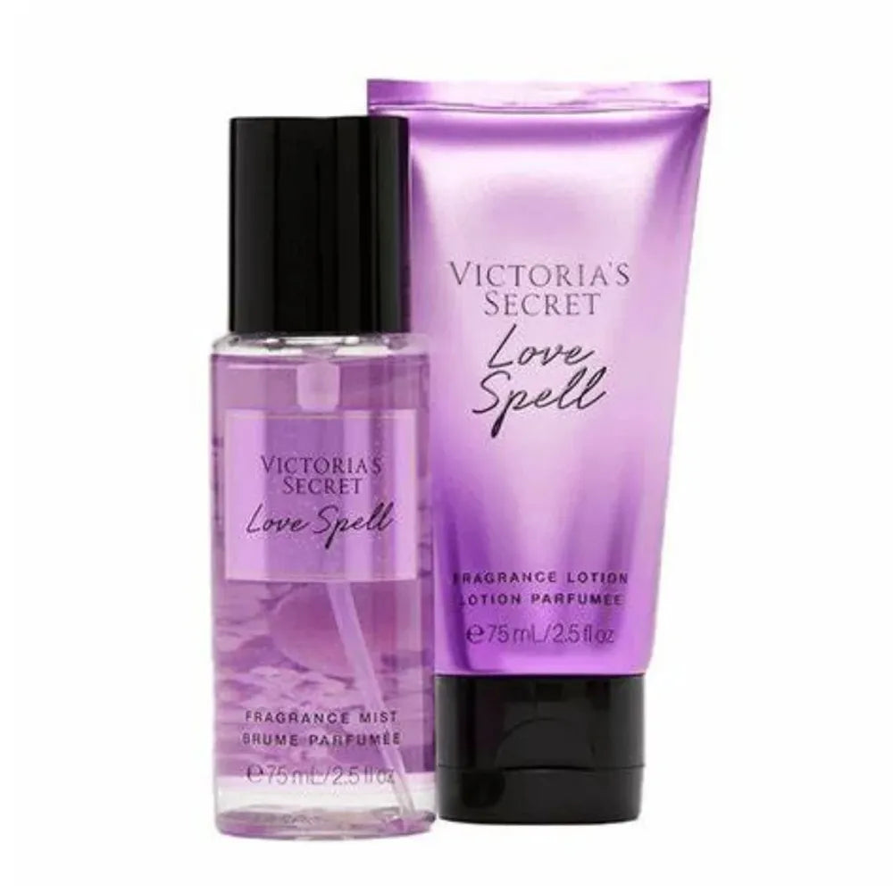 Kit Victoria's Secret Love Spell - Body Splash + Body Lotion - 75 ml