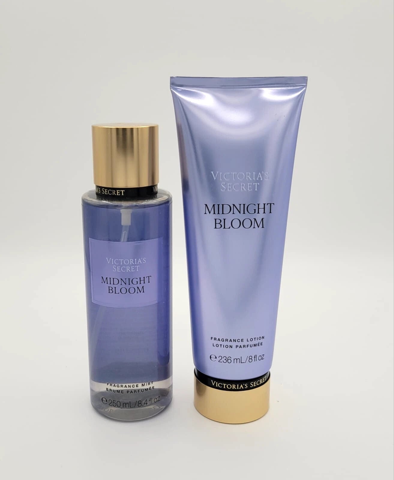 Kit Victoria's Secret Midnight Bloom - Body Splash 250 ml  + Loção Hidratante 236 ml