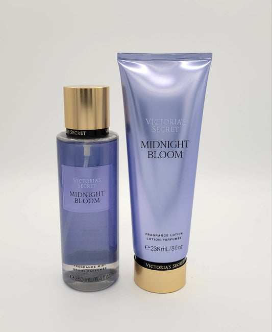 Kit Victoria's Secret Midnight Bloom - Body Splash 250 ml  + Loção Hidratante 236 ml