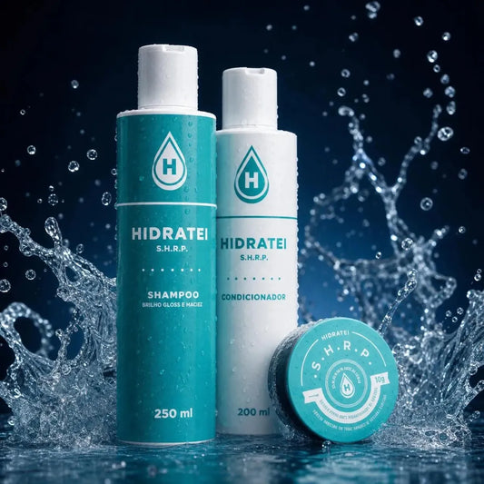 Hidratei Kit S.H.R.P. - Shampoo 250ml + Condicionador 200ml + Creme de Proteína 10g