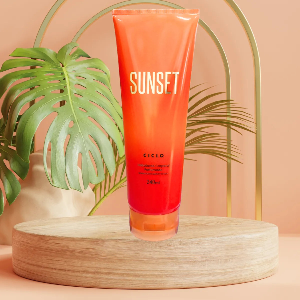 Kit Sunset  Ciclo - Creme + Body Splash + Perfume Lata
