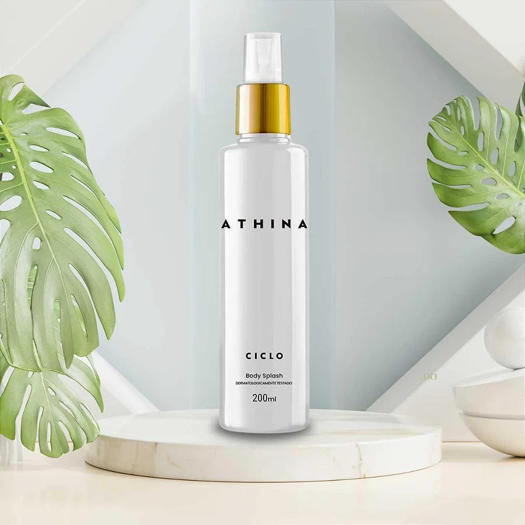 Kit Athina  Ciclo - Creme + Body Splash + Perfume Lata